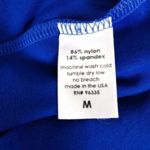 Susana Monaco Scoop Neck Tank Mini Dress Blue Size Medium - Picture 5 of 6